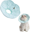 Touchdog Soft Cat Cone Collar, Waterproof Recovery Collar for Cats After Surgery, Lightweight Elizabethan Collar for Kittens, Small to Large