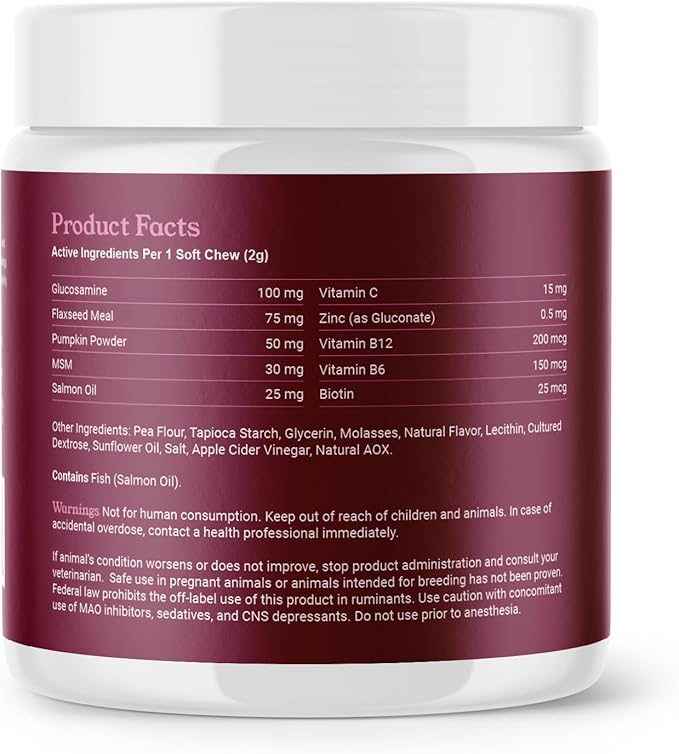 Multivitamin Chews for Dogs with Essential Vitamins & Minerals – Supports Immune System, Energy Levels, Skin, Coat, and Digestive Health – 90 Soft Chews