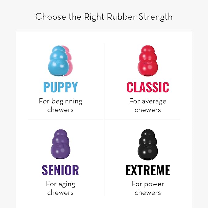 KONG Extreme Dog Toy - Fetch & Chew Toy - Treat-Filling Capabilities & Erratic Bounce for Extended Play Time Most Durable Natural Rubber Material - for Power Chewers - for Small Dogs (Pack of 2)