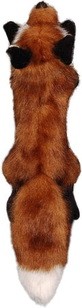 ALL FOR PAWS Squeaky Doy Toy, Fox Dog Toy for Small Medium Large Breed, Puppy Fetch Toy with Squeaker, Plush Chew Dog Toy, Classic S