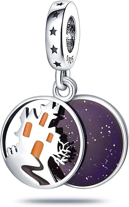 Pet Charm, Cute Dog Charm, Animal Dangle Charm, Sterling Silver Charm, Gift For Women, Friends, Wife, Mother, Christmas, and Halloween, Compatible With Pandora