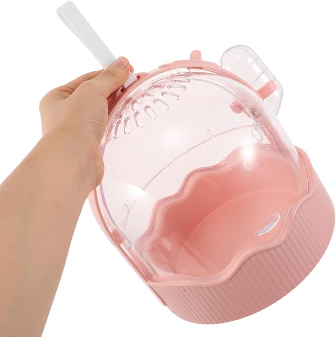 WOONEKY Portable Parakeet Travel Cage Lightweight Breathable Bird Carrier with Large Space for Outdoor Use Suitable for Small Parrots and Parakeets