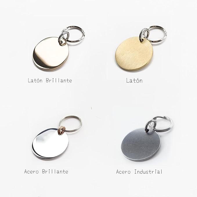 Cat Dog ID Tags Personalized 9 Corolla Styles Flower Wreath to Choose for Large Pets Collar Accessories Brass Copper Engraved Custom on Both Side