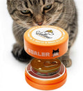 Canned Cat Food Storage Container Patent Pending Reusable Airtight Can Cover Pet Food Sealer - Keeps Cat Food Container Sealed and Fresh in the Fridge, Eliminates Odor (2 pack)