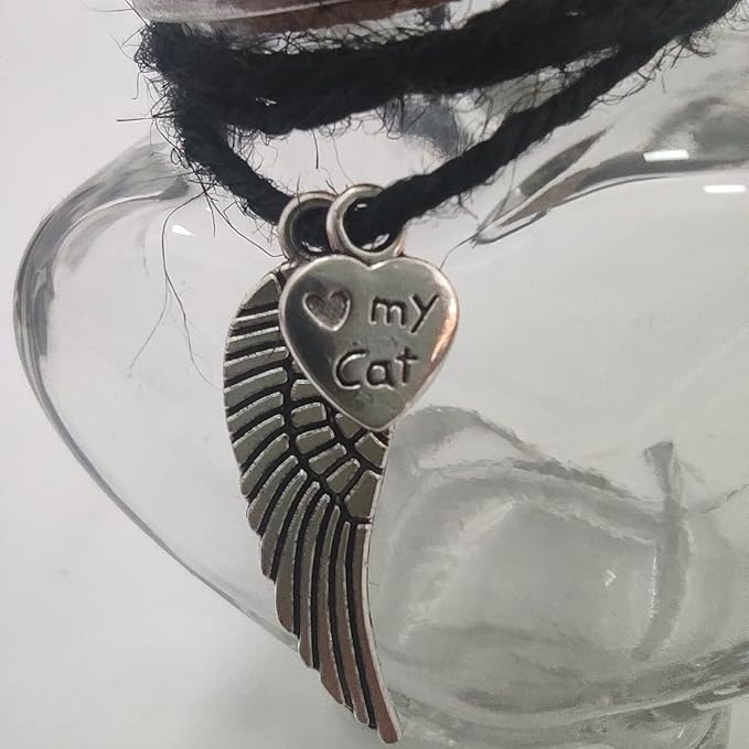 Fight Club Memorial Bottle for pet Hair，Pet Fur Memorial Fur Keepsake，Dog cat Keepsake Fur, pet Memorial urn (cat)