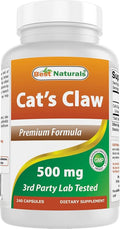 Best Naturals Cat's Claw Capsule, 500 mg, 240 Count