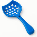 Small cat Litter Scooper with Holder: Perfect for Small Spaces. cat Litter Scooper with Holder: Easy to Store Anywhere. cat Scooper for Litter Box - Pellet Litter Scoop (Blue)