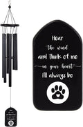 Pet Memorial Wind Chime - Cat Dog Memorial Gifts for Loss of Dog Sympathy Gift, Dog Bereavement Gifts Wind Chimes, Dog Remembrance for Dog Passing Away, in Memory of Dog