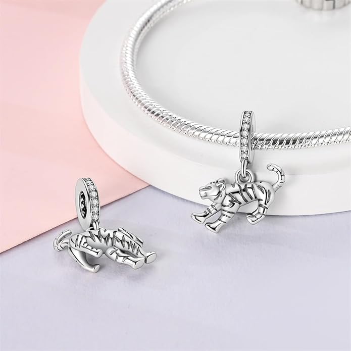 925 Sterling Silver Charm For Bracelets Animals Pets Insects Butterflie Cat Dog Charms Bead For Women Jewelry Gifts