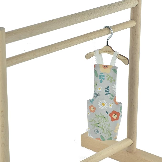 Bird Diaper Cockatiel Clothes Flight Suite, Quaker Parrot Diaper Flight Clothes, Bird Reusable Training Nappy Suit Liners with Hanger Leash Hole for Sun Conure Senegal