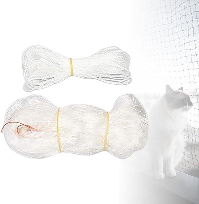Cat Balcony Net Kitten Balcony Fence Easy to Install for Outdoor Apartment Garden Window Stairs, 2x1.5m