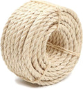 Natural Sisal Rope for Cat Scratcher Replacement, Durable Cat Tree Post Repair Cord for DIY Projects, Climbing Towers, Furniture Protection, Scratch Pad, Crafts, Garden, and Home Décor Use