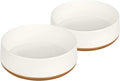 Harry Barker Large Modern Dog Bowls, 2-Pack Eco-Friendly Plastic Pet Food & Water Bowls, Non-Slip Base, Dishwasher Safe, BPA-Free, Neutral Design