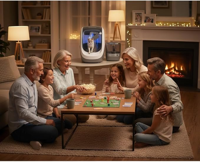 Aloewxx Cat Litter Mat-Litter Box Mat for Kitty, EVA Honeycomb Double Layer Design, Urine & Waterproof Scatter Control, Less Waste, Easier to Clean,Non Slip, Gray