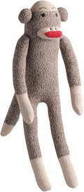 Multipet Sock Monkey Plush Dog Toy, Small, Medium and Large Breeds