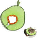 Adjustable Cat Cone Soft Cat Recovery Collar Cute Kitten Fruits Shaped Cats Neck Collar Comfortable Pet Neck Strap Lightweight Elizabethan Cone for Cats Kitten and Puppies