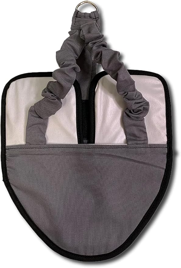 Hen Holster Premium Starter Kit - Bird Diaper, Wrap Around for Hens, Roosters, Ducks - Leak-Proof, Comfortable Bird Harness with Sewn-in Liner, Secure Hook & Loop Closure - XL, Gray