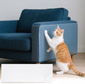 uxcell Anti Scratch Furniture Protector, 4 Sheets 17" x 6" Single-Sided Sticky Couch Protector from Cat Claws, Clear Protectors from Cats Scratching for Sofa Corners, Walls, Doors