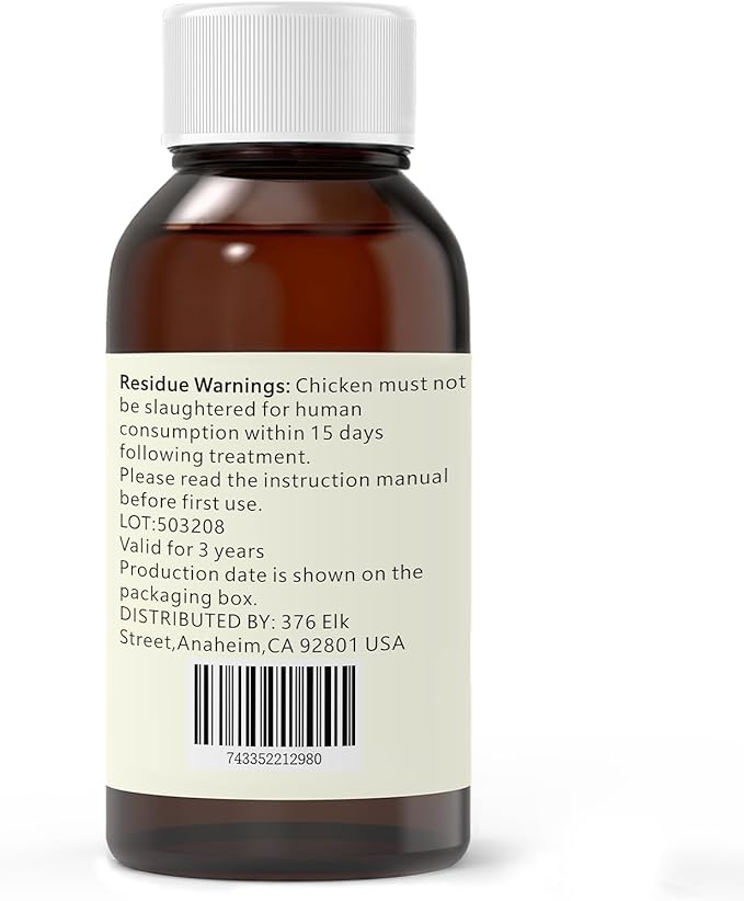 Pet Supplies, Suitable for Cats, Dogs, Cattle, Sheep, Horses, and Poultry, 100mL