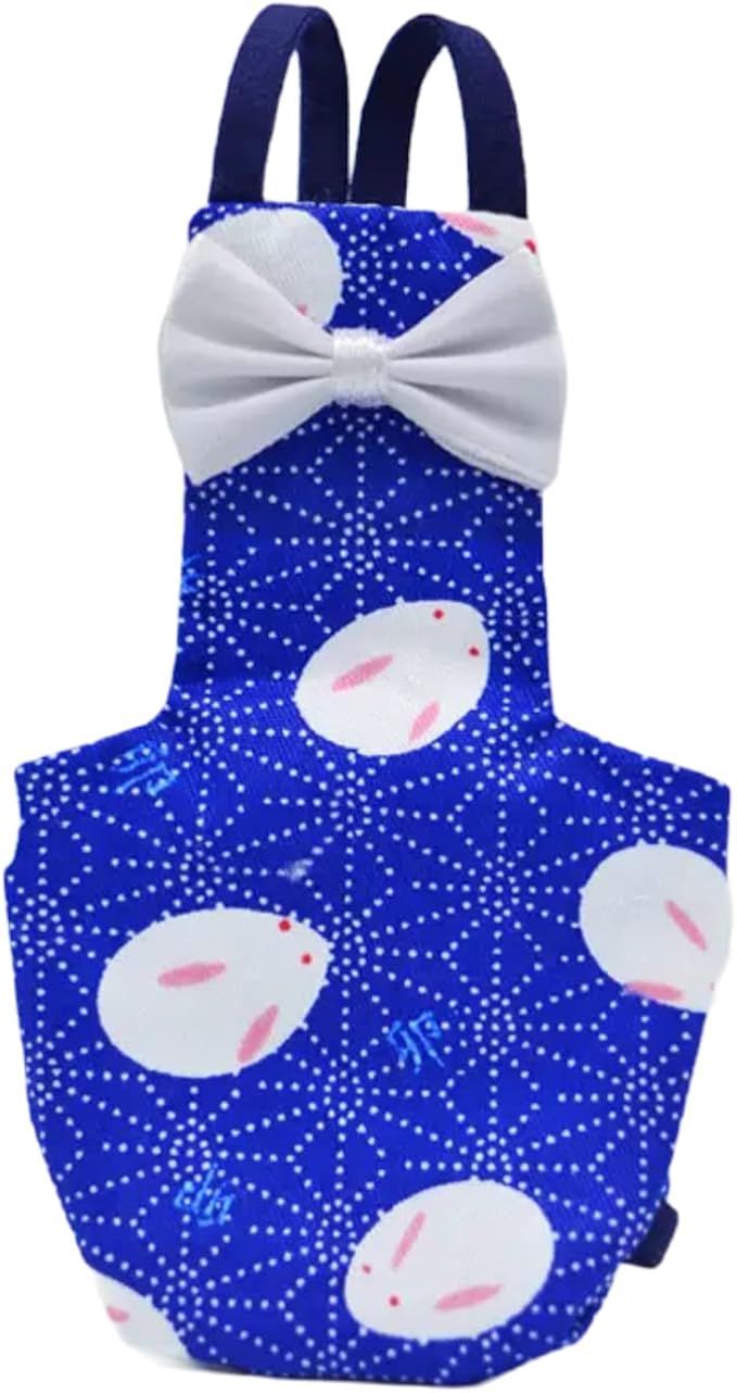 Bird Flight Suits Diapers for Monk Parakeets, Conures, Lovebirds, Cockatiels Flight Suits, Parrot Clothes, Bird Training Nappy Suit Liners Clothes (Large,Deep Blue)