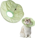 Touchdog Soft Cat Cone Collar, Waterproof Recovery Collar for Cats After Surgery, Lightweight Elizabethan Collar for Kittens, Small to Large