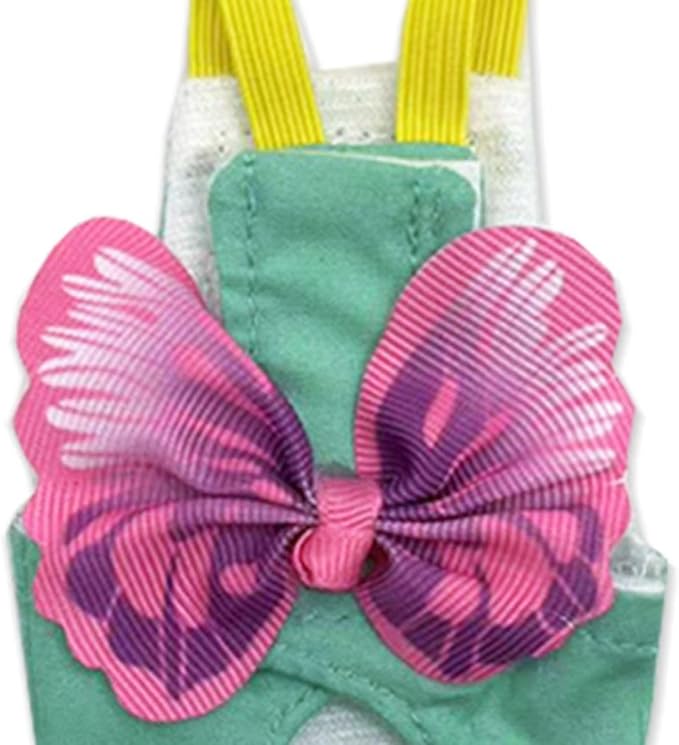 Bird Diaper Harness Flight Suit Clothes, Parrot Flight Suit with Leash for Parrot, Bird Flying Clothes for Outdoor Activities Training (with Leash,L)