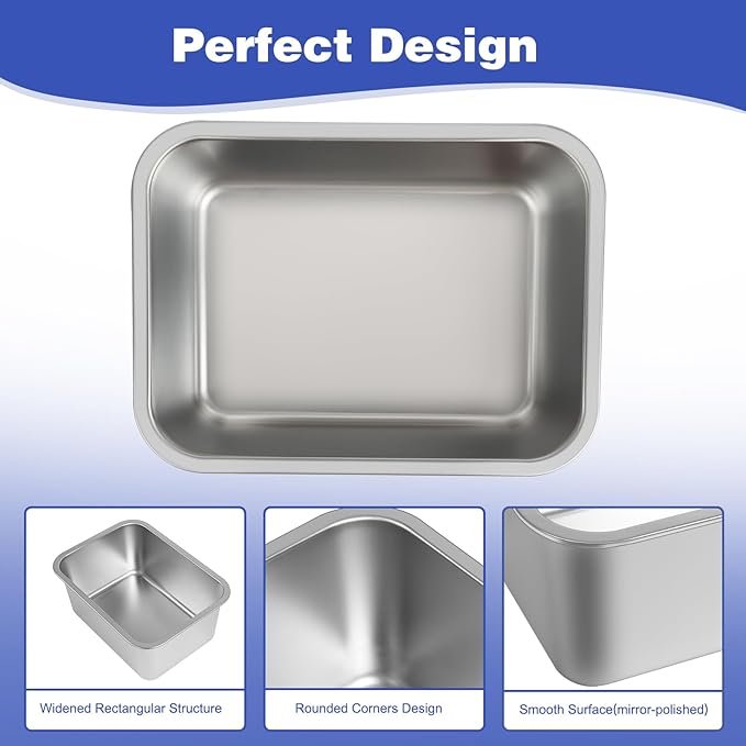 3 Gallons Large Dog Water Bowl, Stainless Steel Metal Dog Bowls, Large Capacity Pet Food Bowl Water Dish for Indoor and Outdoor Universal for Medium to Giant Dogs