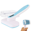 Dog Brush - Self Cleaning Dog and Cat Hair Brush, Efficient Shedding Grooming Tool for Long and Short Haired Dogs & Indoor Cats, Deshedding Comb (Blue)