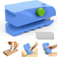 Cardboard Cutter for Cat Scratchers with 10pcs Blade, 4-in-1 Box Cutter 3D Printed Cardboard Strip Cutter DIY cat scratchers Cutter Tool for Cat Lovers