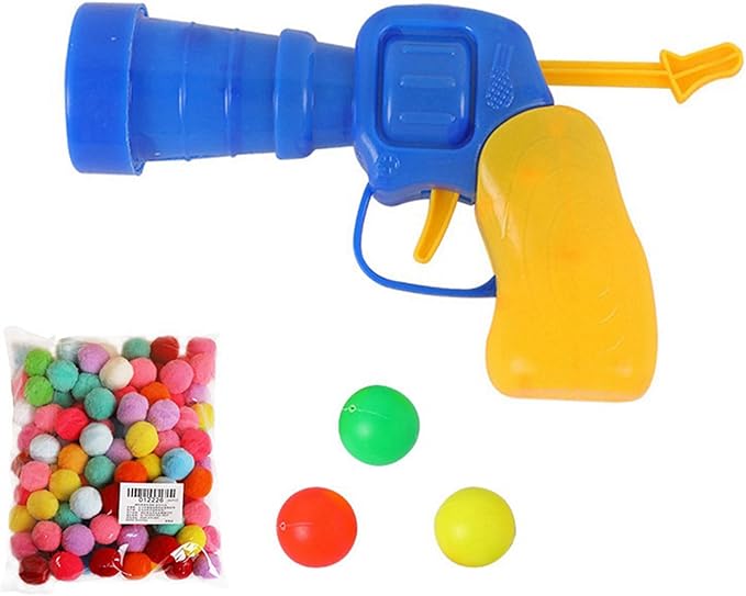 Set of 100 Quiet Toy for Cat Training Pompoms Pet Exercising Supplies Colorful Pompoms Chasing Noiseless Cat Pompoms
