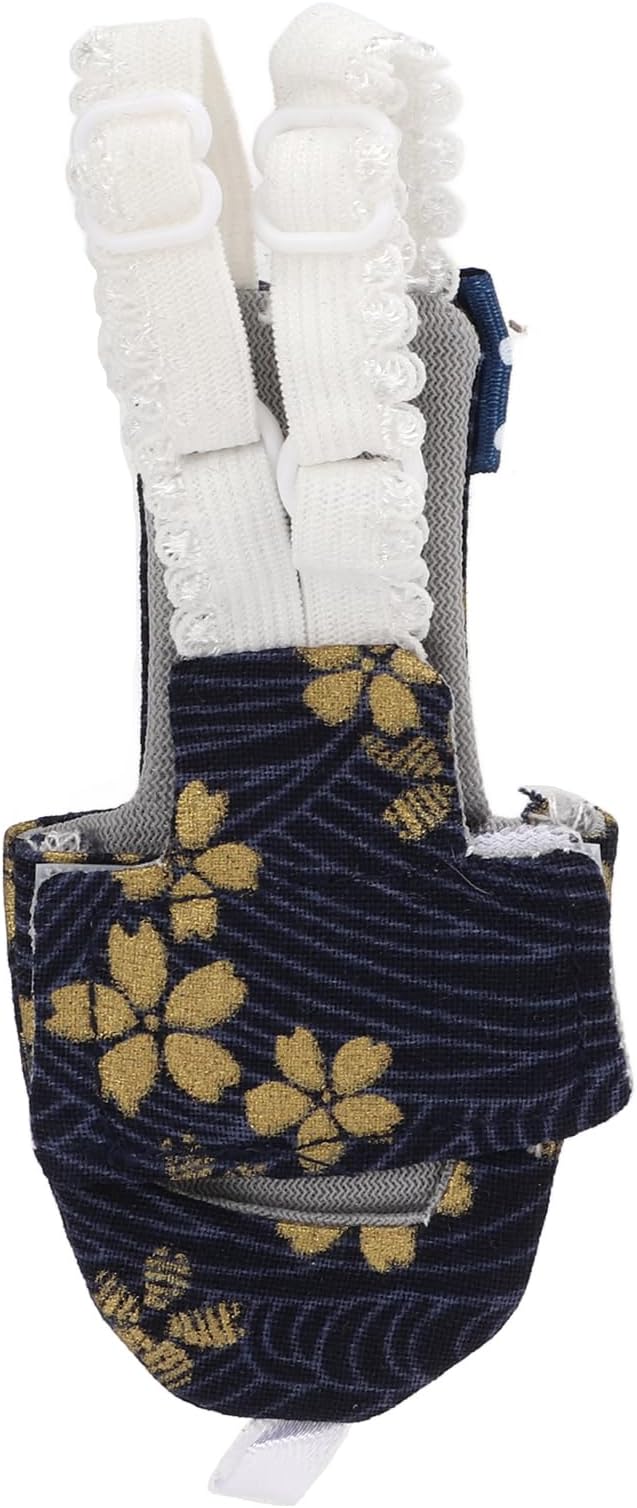 Bird Diaper Adjustable Soft Cotton Pet Bird Nappies for Macaw Cockatiels Finches, Golden Flower Pattern, 1 Pack (25.5cm Tibetan Golden Flower)