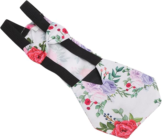 Reusable Poultry Diaper with Bow Tie, Washable Hen Nappy for Chickens Ducks Geese and Roosters