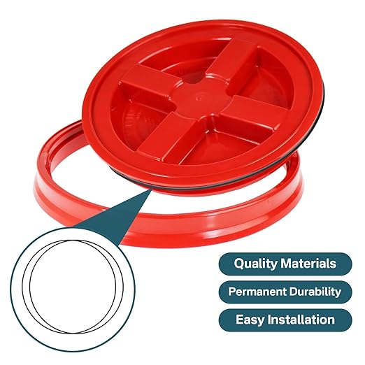 for Gamma2 Seal Replacement O-Ring (one Pair) for 9" lids (Pet Food containers) (Pack of 2)