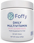 Daily Hip & Joint Multivitamin Soft Chew for Dogs with Superfoods, Probiotics, Plant-Based Omegas, kollaGen II-xs - Calms Skin, Reduces Inflammation, Improves Mobility & Promotes Longevity