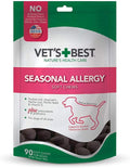 Vet's Best Seasonal Allergy Soft Chew Dog Supplements - Soothes Dogs Skin Irritation Due to Seasonal Allergies - Maintain Histamine Levels - 90 Day Supply