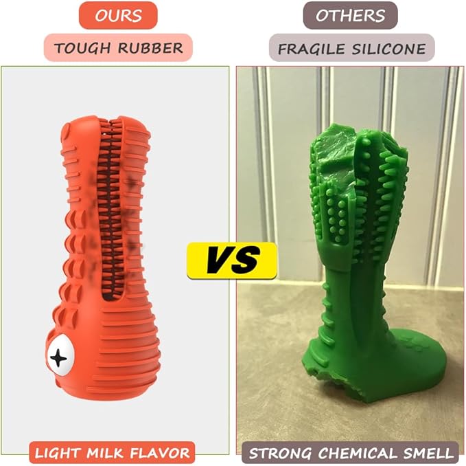 Dog Toys for Aggressive Chewers Large Medium Breed, Indestructible Dog Chew Toys, Squeaky Interactive Tough Extremely Durable, Dogs Toothbrush Toys to Keep Them Busy