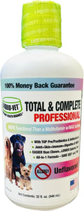 LIQUID-VET Total & Complete Support for Dogs – Joint, Allergy, Digestive & Immune Health – 10 Active Ingredients in 1 - Made for Picky Eaters (32 Fluid Ounce, Unflavored)
