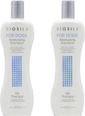 BioSilk Silk Therapy Moisturizing Shampoo for Dogs - Best Dog Shampoo for Pets with Dry, Itchy, or Sensitive Skin, Gentle Dog Wash, Essential Grooming Supplies, 12 Fl Oz - 2 Pack
