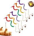 Catnip Chew Rope Toy – Natural, Safe Tooth Cleaner for Indoor Cats, 2026 New Cat Chew Rope, Catnip-Infused Organic Cotton Cat Chew Toys, Interactive Kitten Nip Toys & All Breeds (6PCS)