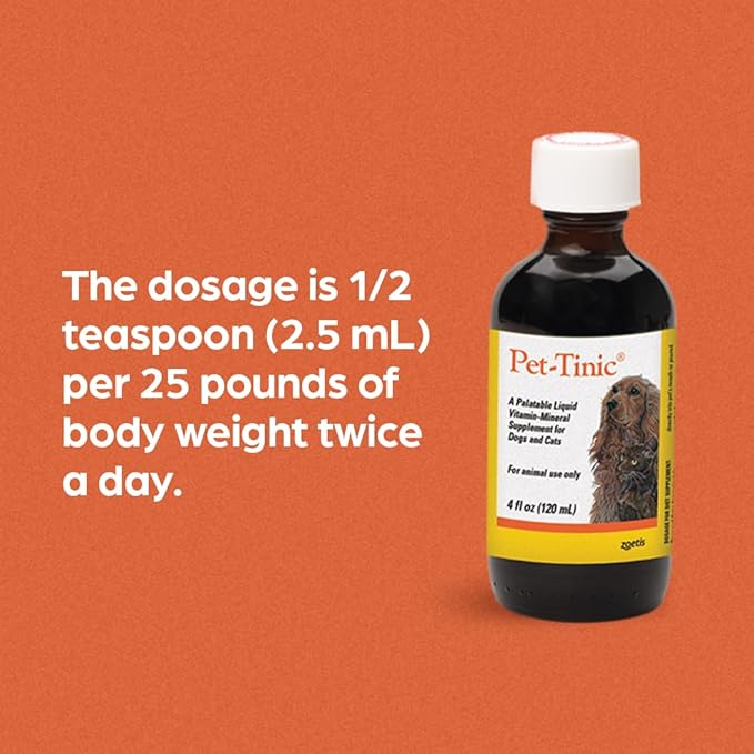 Liquid Vitamin-Mineral Supplement for Dogs & Cats, Beef Liver Flavor, 4 oz