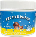 Cats Dogs Eye Cleaning Finger Wipes - 100 PCS Pet Eye Care Wipes for Cats and Dogs - Gentle Eye Area Cleaning Wipes - Removes Tear Stains & Dirt, Keeps Eyes Fresh and Clean (CY_EyeWipes)