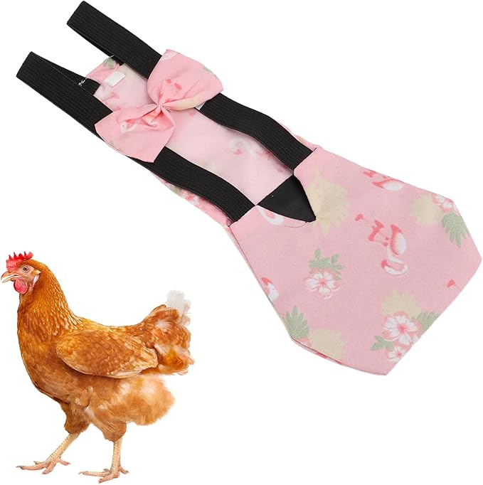 GLOGLOW Chicken Diaper, Pet Chicken Diapers Poultry Diaper Breathable Poultry Reusable Poop Pocket Diapers for Goose Duck Chicken