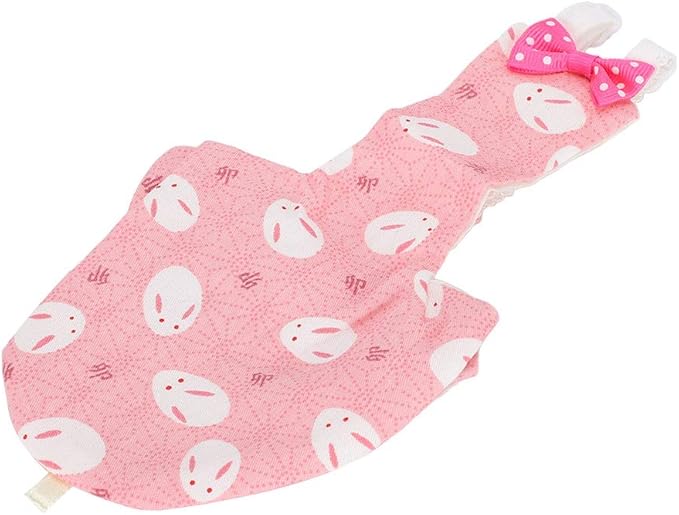 HEEPDD Pet Bird Cute Diaper, Bird Diaper for Parrots, Pigeons, and Other Birds - Convenient for Indoor and Outdoor Use Pet Cute, Soft Cotton Reusable Nan Supplies (L Pink)