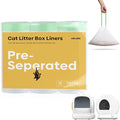 45 Count MeoW Cat litter bags Liners Fit For Self-cleaning Cat Litter Box MW-SC01 MW-SC02 MW-LR01,Tear-free Leak-proof 18" x 12.6"
