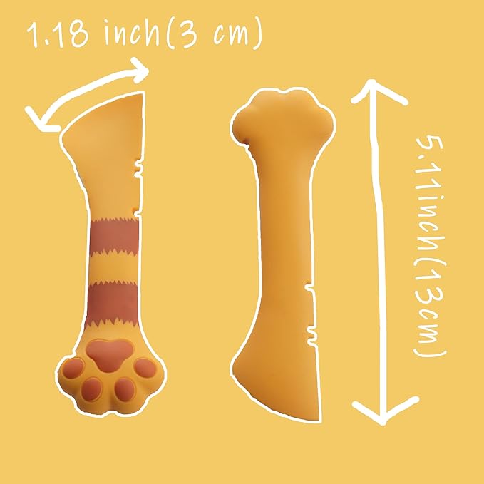 Meow&Woof Cat Wet Food Spoon, Mini Spatula for Pet Canned Food, BPA Free Can Spoons for Animal Feeding, Small Jars Spatulas, Easy Clean Scraper for Dog Food Cans 1 Pack