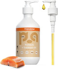 Fish Oil Omega 3 for Dogs: Salmon & Pollock Oil for Dog and Cat - Defense Liquid Supplement for Skin, Coat Brain, Hip, Joint and Heart Health - Omega Oil for Pet(16OZ)