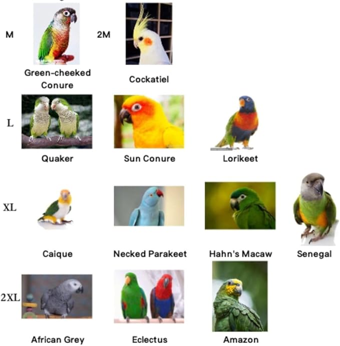 Bird Clothes, Bird Diapers, Handmade Pullover Sweaters Flight Suits Winter Warm Clothing, Role-Playing Photos Prop (Pink,Sulphur-Crested Cockatoo)