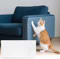 uxcell Anti Scratch Furniture Protector, 4 Sheets 12" x 6" Single-Sided Sticky Couch Protector from Cat Claws, Clear Protectors from Cats Scratching for Sofa Corners, Walls, Doors