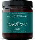 pawTree Chillax - Natural Calming Hemp Chews for Dogs and Cats - Formula to Relieve Stress and Tension; Ease Travel, Separation Anxiety and Soothe Fear - Small Soft Chews (60 Count)