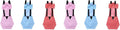 Chicken Diapers Bantam Hens - Reusable 6 Pcs with Bow Ties Poultry Nappies Washable Waterproof for Pets Ducks Silkie,M